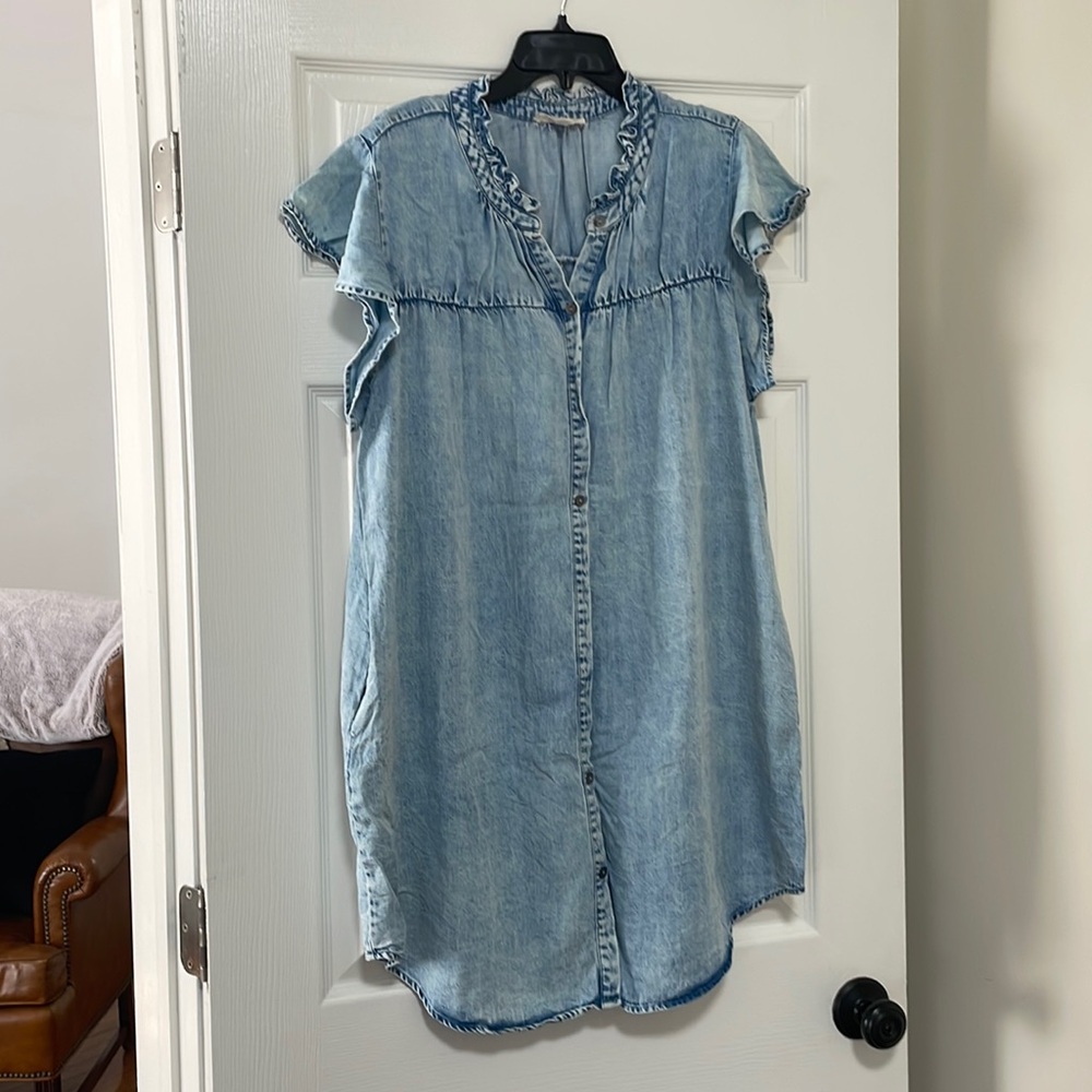 Denim dress - purchased at a boutique and worn one time on vacation